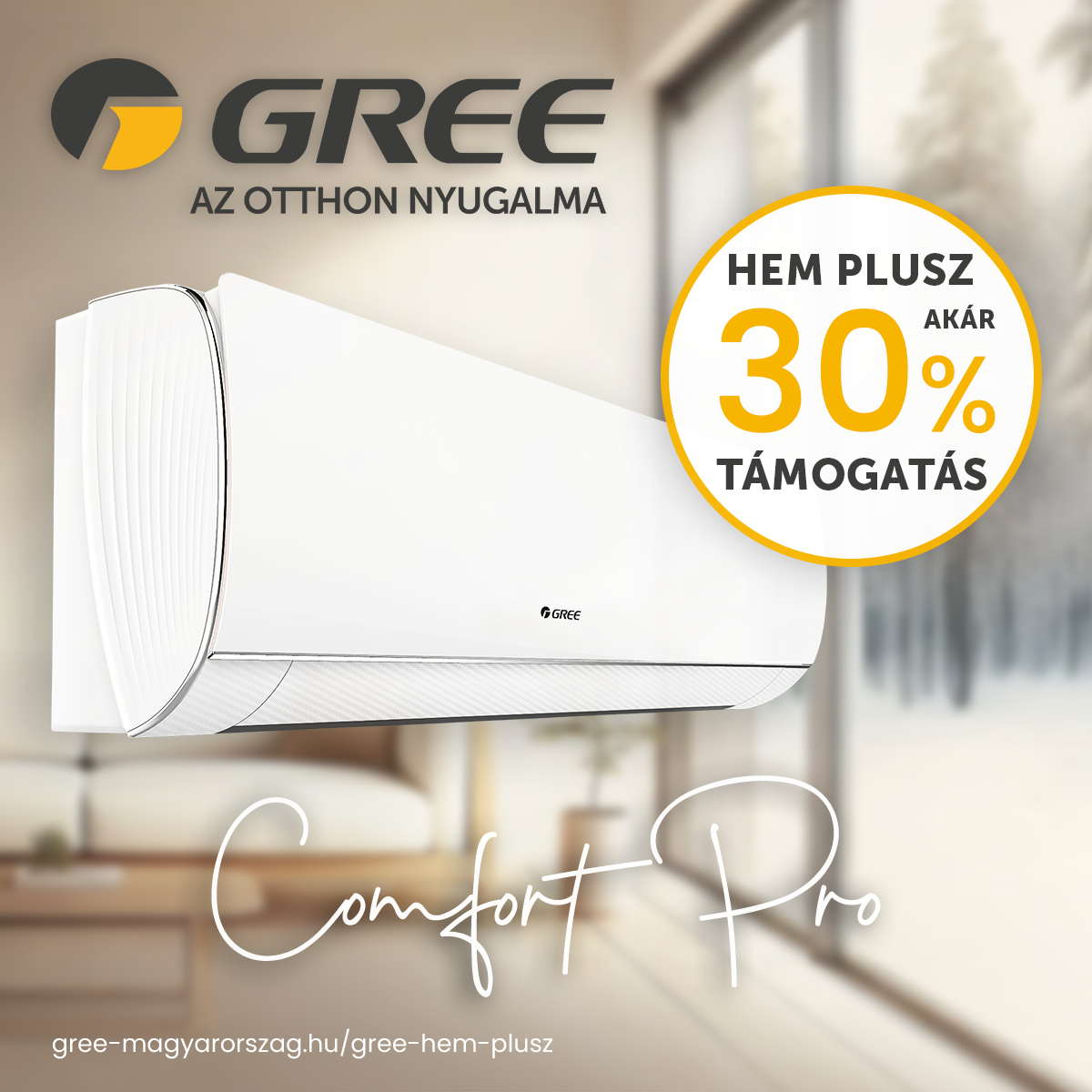 Gree HEM Plusz támogatás Gree klíma telepítéssel